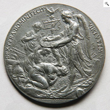 La battaglia della Montagna Bianca, medaglia, 1622