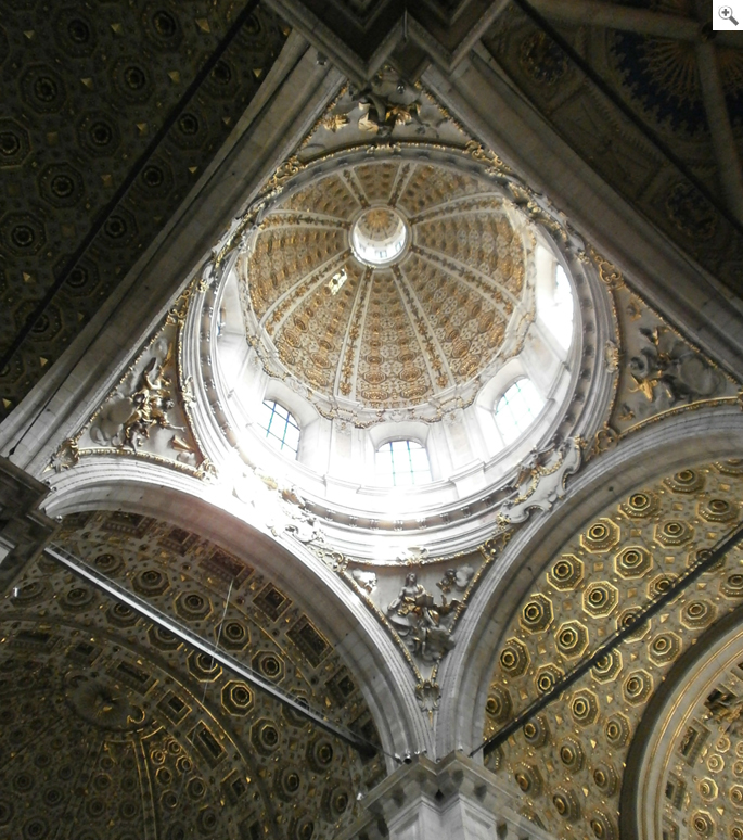 Die vier Evangelisten unter der Kuppel des Doms in Como (I)