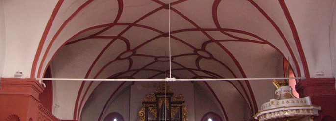 Gewölbe Wallfahrtskirche Guegel