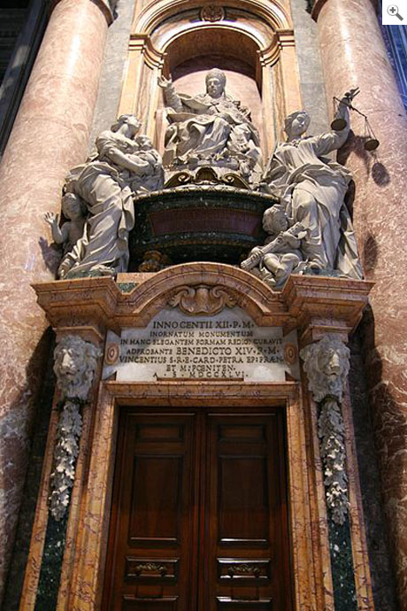Carlo Fontana, Tomba di Innocenzo XII nella basilica di S. Pietro