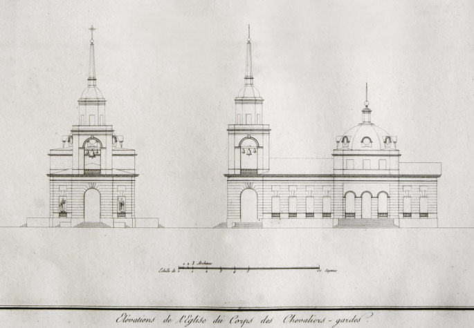 Chiesa per la cavalleria, 1803-1806