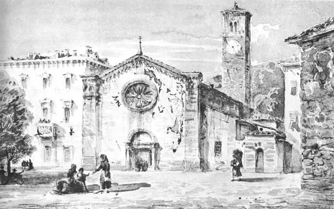 Carlo Bossoli, chiesa di Santa Maria degli Angioli, Lugano