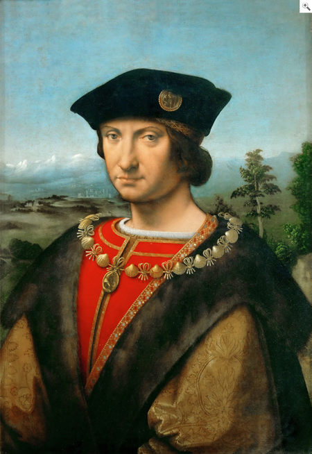 Porträt des französischen Gouverneurs in Mailand