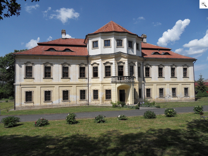 Castello di Přícrichovice nel distretto di Plzeň