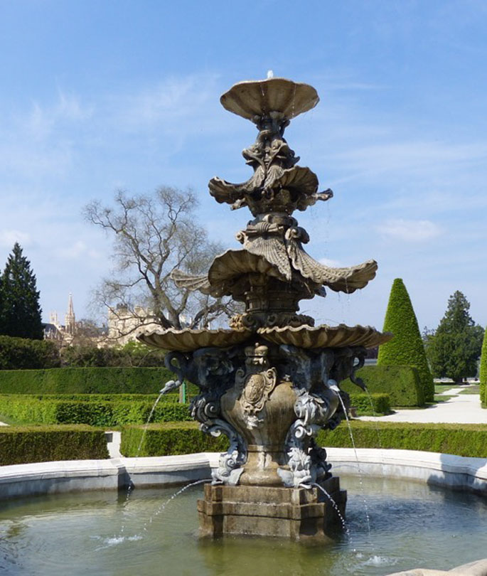 Fontana nel parco del castello di Lednice (CZ)