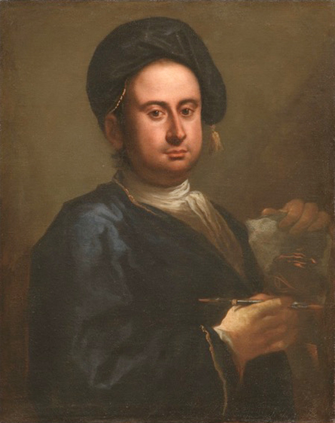 Taddeo Mazzi, autoritratto, 1712