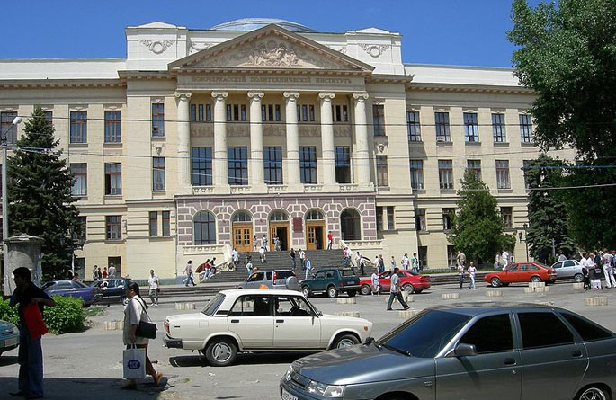 Politecnico di Novočerkassk, edificio principale, costruito negli anni 1911-1930 secondo il progetto di Luigi
Rusca